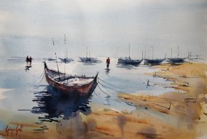 Ruhiger Hafenmorgen
