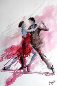 Leidenschaftlicher Tango-Tanz von Giorgio Gosti