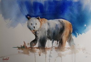 Geist Blauer Bär von Giorgio Gosti
