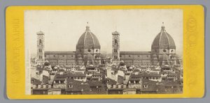 Blick auf den Dom von Florenz von Giorgio Sommer