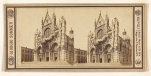 Der Dom von Siena von Giorgio Sommer