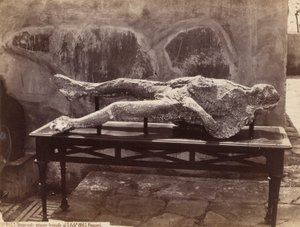 Menschlicher Abdruck, Pompeji