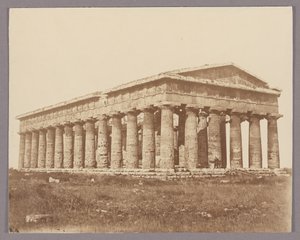 Paestum: Der Poseidontempel von Giorgio Sommer