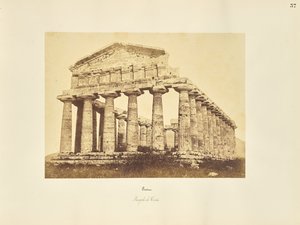 Paestum. Cerestempel von Giorgio Sommer