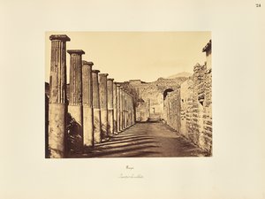 Pompeji. Soldatenquartier von Giorgio Sommer