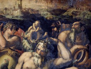 Allegorie der Chianti-Region, Italien von Giorgio Vasari
