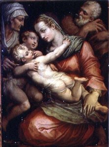 Heilige Familie mit St. Anna und Johannes dem Täufer