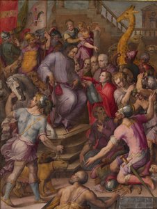 Lorenzo der Prächtige empfängt den Tribut der Botschafter, 1556-1558