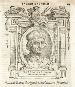 Mailand, Biblioteca Braidense, Vite de piv excellent, Giorgio Vasari 1568, 38 Giuliano di Baccio d