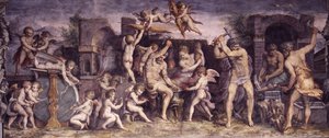 Die Schmiede des Vulkan, 1556-1557