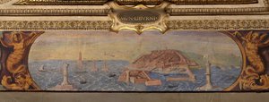Ansicht von Livorno, 1557-1558 von Giorgio Vasari