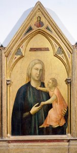 Madonna mit Kind (Detail) aus Badia Polyptych, um 1300