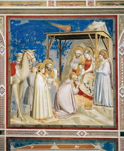 Anbetung der Heiligen Drei Könige in der Scrovegni-Kapelle, Padua von Giotto (c.1266 1337)