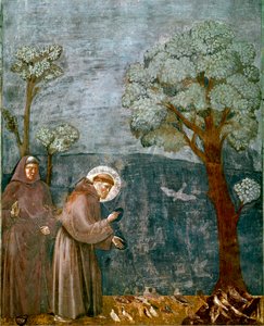 Episode aus dem Leben des Heiligen Franz von Assisi: Die Predigt an die Vögel (Fresko)