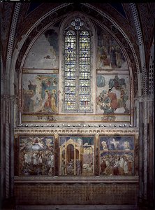 Szenen aus dem Leben Christi und dem Zyklus des Heiligen Franziskus