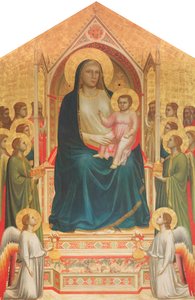 Madonna auf dem Thron (Ognissanti Madonna) von Giotto