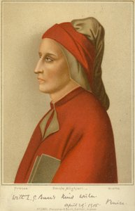 Dante Alighieri (c1265-1321), italienischer Dichter