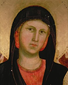 Madonna, aus Madonna und Kind auf dem Thron (Detail)