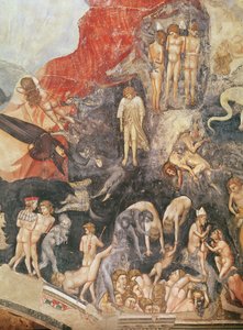 Das Jüngste Gericht, Detail der Verdammten, 1303-05 von Giotto di Bondone