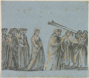 Hochzeitsprozession von Maria und Josef