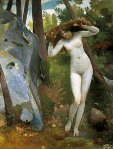 An der Quelle (Detail) von Giovanni Costa