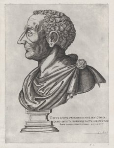 Speculum Romanae Magnificentiae: Büste von Livius, 1582