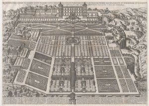 Speculum Romanae Magnificentiae: Tivoli-Palast und Gärten, 1581