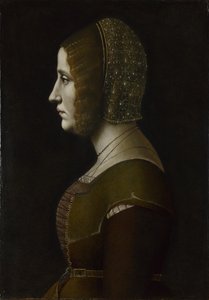 Porträt einer Frau im Profil, ca. 1495