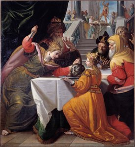 Salome mit dem Kopf von Johannes dem Täufer auf einer Silberplatte