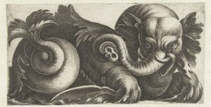 See-Elefant mit Blätterohren