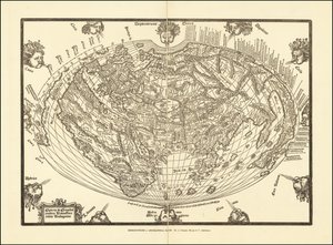 1540 Weltkarte von Giovanni Andrea Vavassore