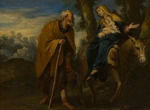 Die Flucht nach Ägypten von Giovanni Andrea di (attr. to) Ferrari