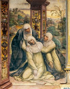 Ekstase der Heiligen Katharina von Siena (Detail)