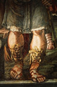Hochzeit von Alexander dem Großen und Roxana (Detail)