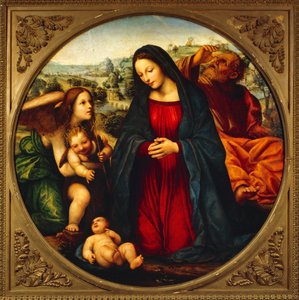 Die Heilige Familie, von Giovanni Antonio Bazzi, bekannt als Sodoma