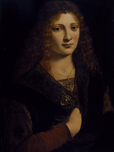 Porträt eines jungen Mannes, möglicherweise Girolamo Casio, ca. 1500 von Giovanni Antonio Boltraffio