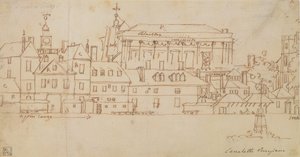 Horse Guards, London von Giovanni Antonio Canal