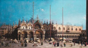 San Marco und der Dogenpalast, Venedig von Giovanni Antonio Canal