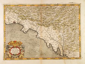 Östliche Ligurien-Region, aus dem Atlas von Italien von Giovanni Antonio Magini, Kupferstich von Giovanni Antonio Magini