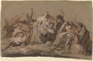 Das Massaker der Unschuldigen von Giovanni Antonio Pellegrini