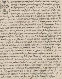 Essempio di recammi, Titelblatt verso, 1530