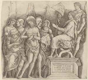 Christus vor Pilatus von Giovanni Antonio da Brescia