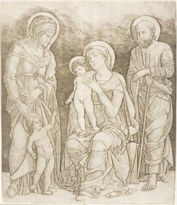 Die Heilige Familie mit dem kleinen Johannes