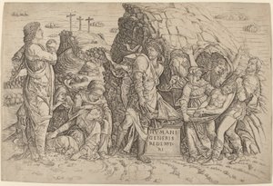 Die Grablegung von Giovanni Antonio da Brescia, after Andrea Mantegna