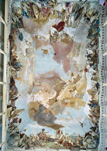 Deckenfresko im Treppenhaus der Würzburger Residenz
