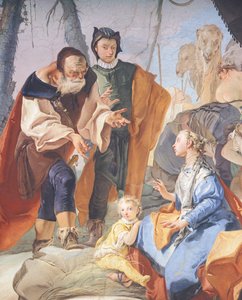 Fresken in der Galerie des Erzbischöflichen Palastes in Udine (Detail)