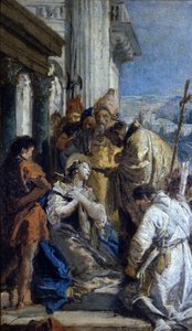 Giovanni Battista Tiepolo: Die Kommunion der Heiligen Lucia. Museo del Castello. Mailand