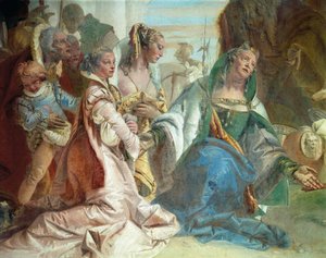 Die Familie von Darius III. Codomanus (Detail)