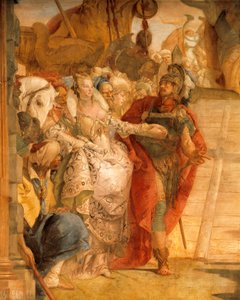 Das Treffen von Antonius und Kleopatra (Detail)