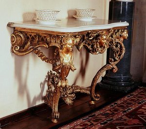 Vergoldeter Pier-Tisch, Arundel Castle